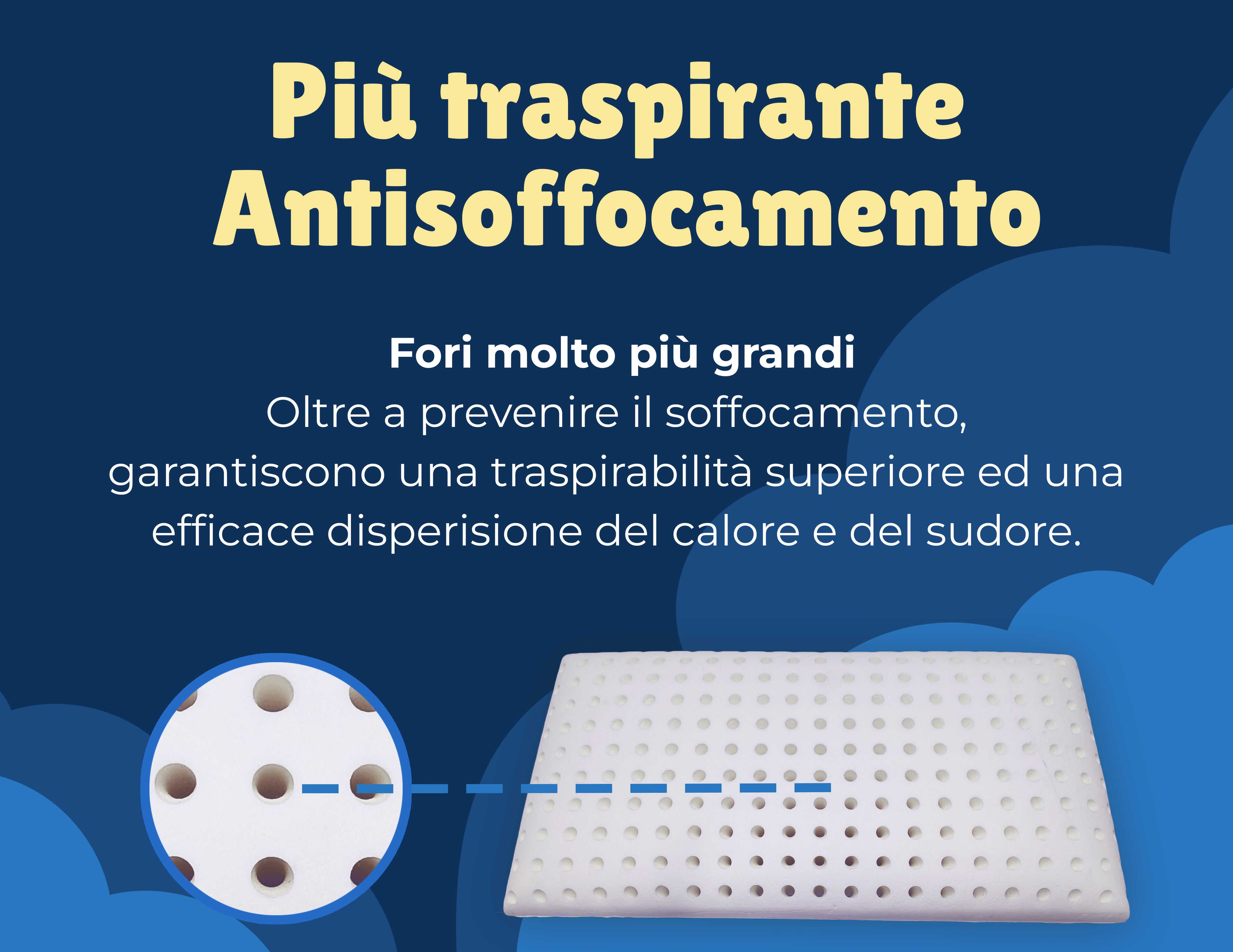 Cuscino per Bambini in Memory Foam 2-5 ANNI