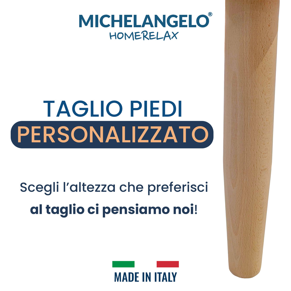 Rete Letto una piazza e mezza in Legno massello di Faggio 120x190