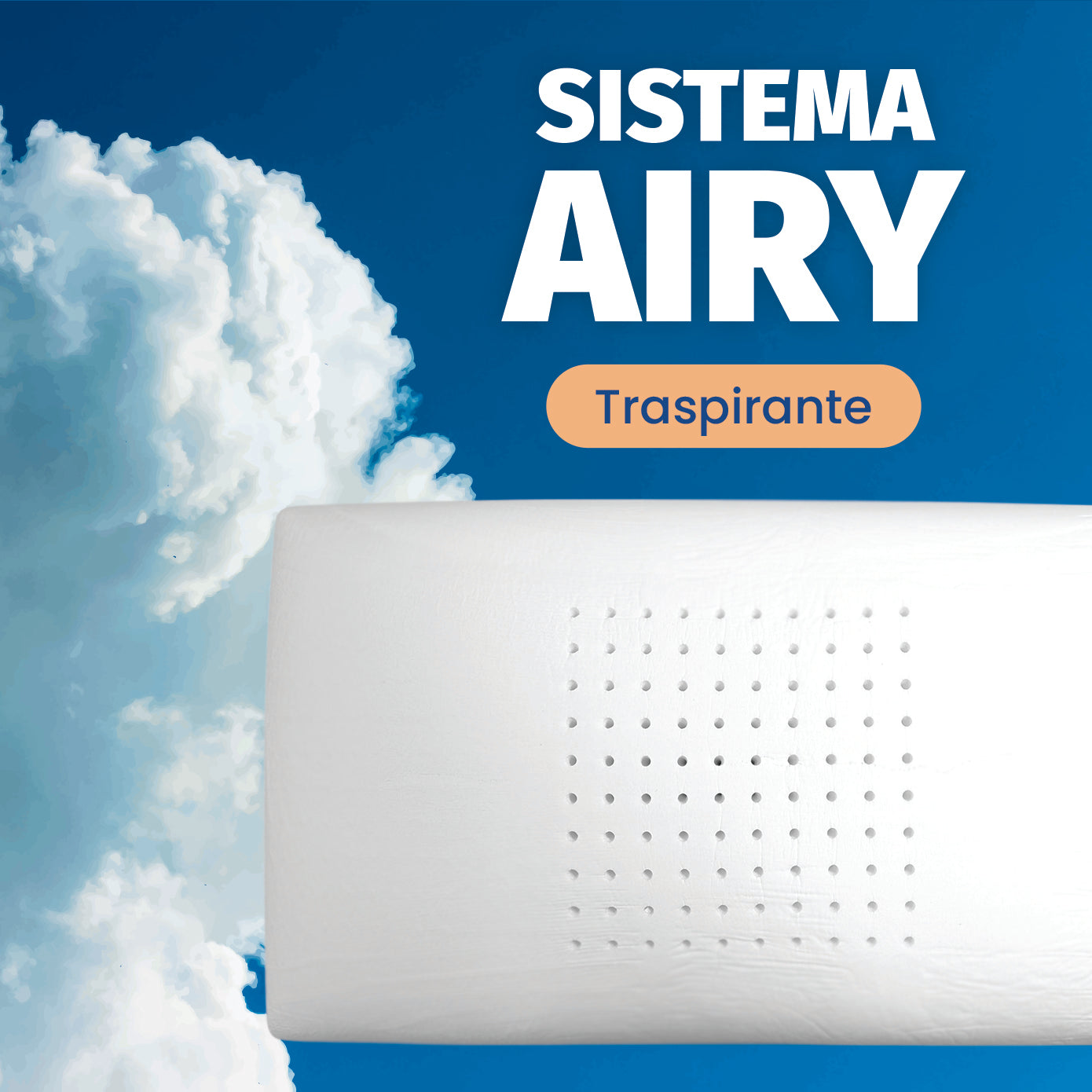 Cuscino Alto in Memory Foam da 15 cm