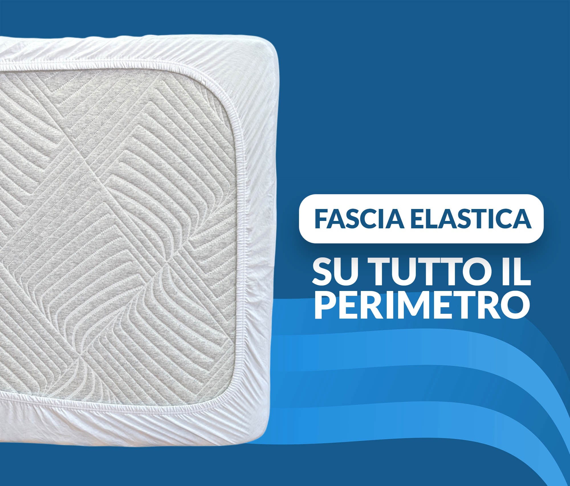 Coprimaterasso Matrimoniale in Spugna